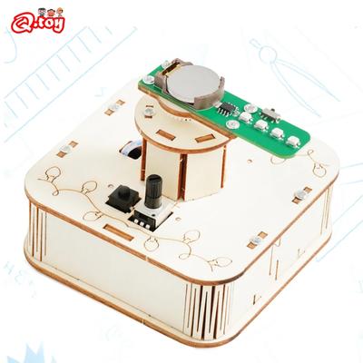 Сделай сам вращающиеся цветные огни модель STEM набор экспериментальный инструмент научная игрушка школьная образовательная веселье физический проект школьные принадлежности