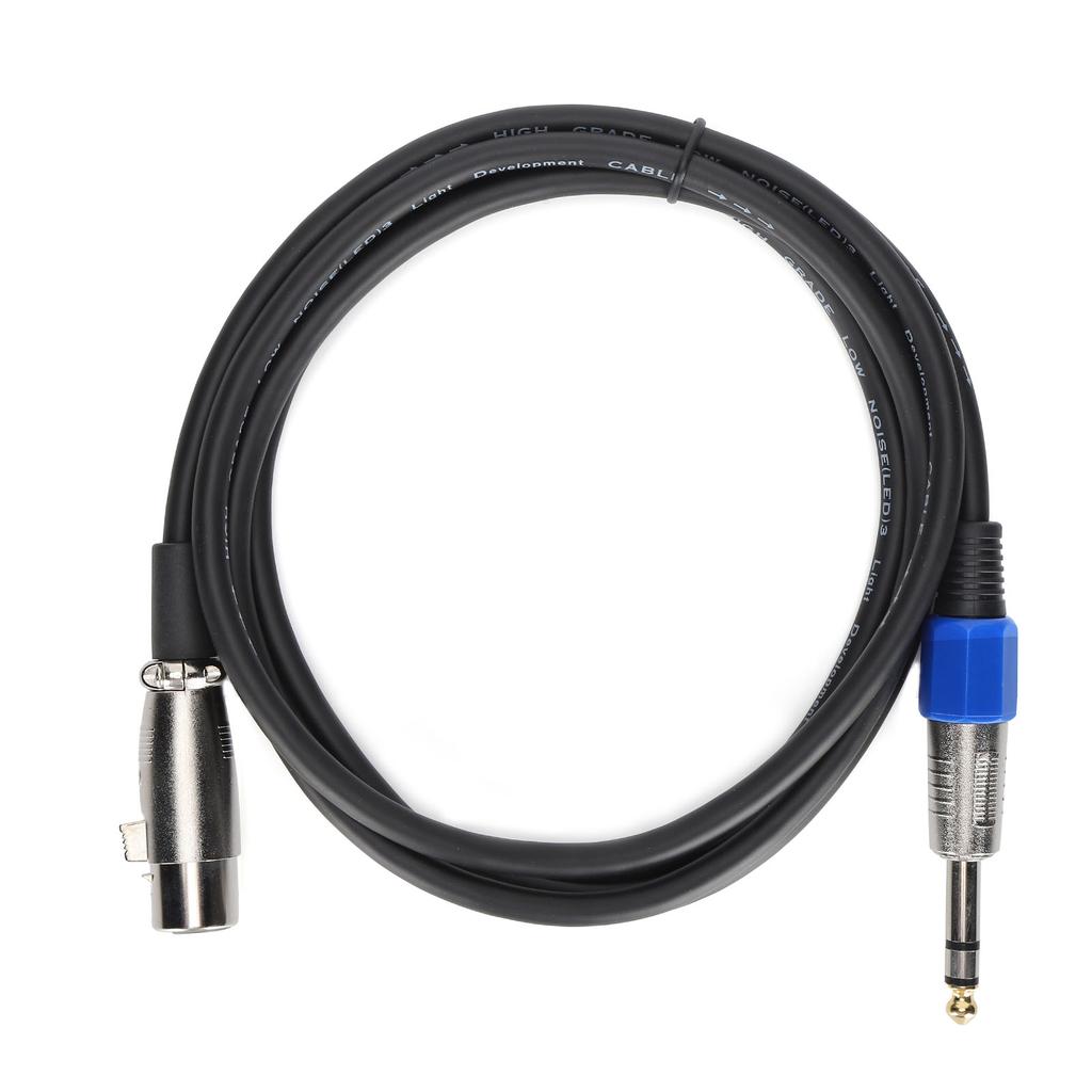 JORINDO JD6015 XLR Female to 6.35mm Jack Balanced Signal Cable XLR to 1 4 Inch Microphone Cable 2 M