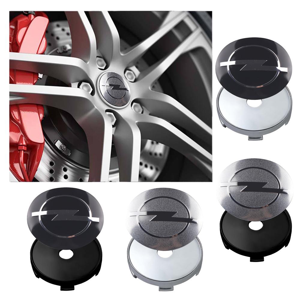 4pcs Car Wheel Center Hub Cap Logo Stickers Rim Cover Emblem Accessories For Opel Zafira B Corsa Insignia Mokka Car Wheel Hubcap