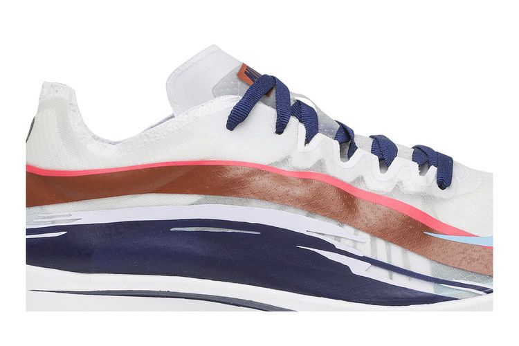 Women's Sneakers Nike Zoom Fly SP AS Graphic Streaks (Women's) White/Blue Fury-Black