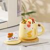 Creative Three Dimensional Cat Mug Cute Cat Mug Cartoon Ceramic Cup Home Office Gift Cup Souvenir