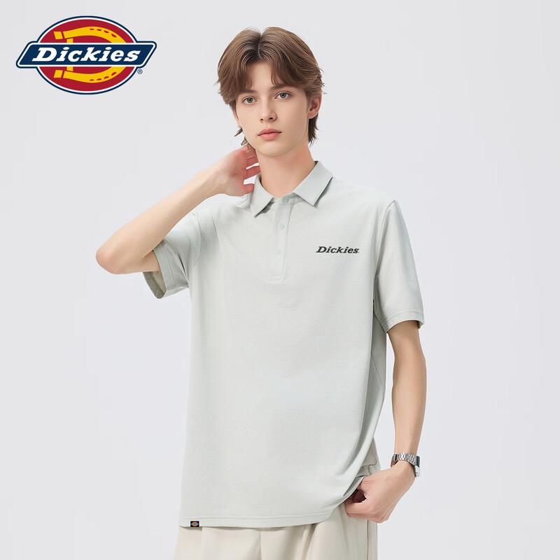 Мужская рубашка-поло Dickies Premium из ледяного шелка, деловой повседневный стиль, быстросохнущая, с коротким рукавом