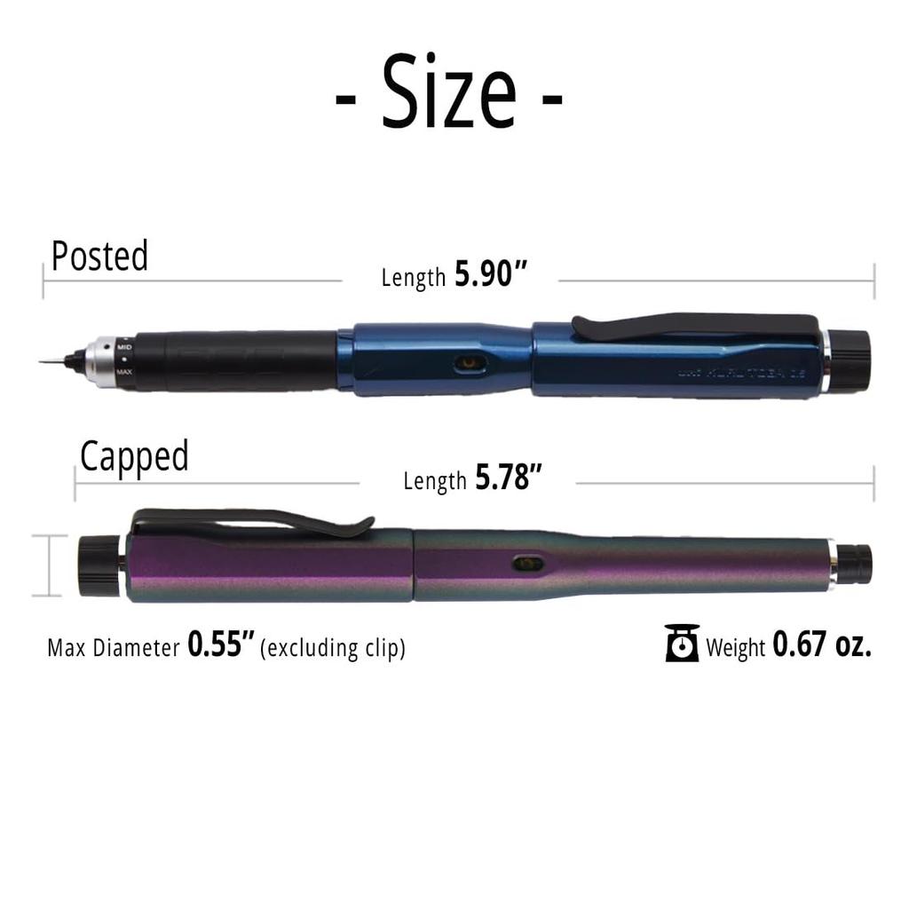 Mitsubishi Pencil Mechanical Pencil Kurtoga Dive Abyss Blue 301473000 0.5mm