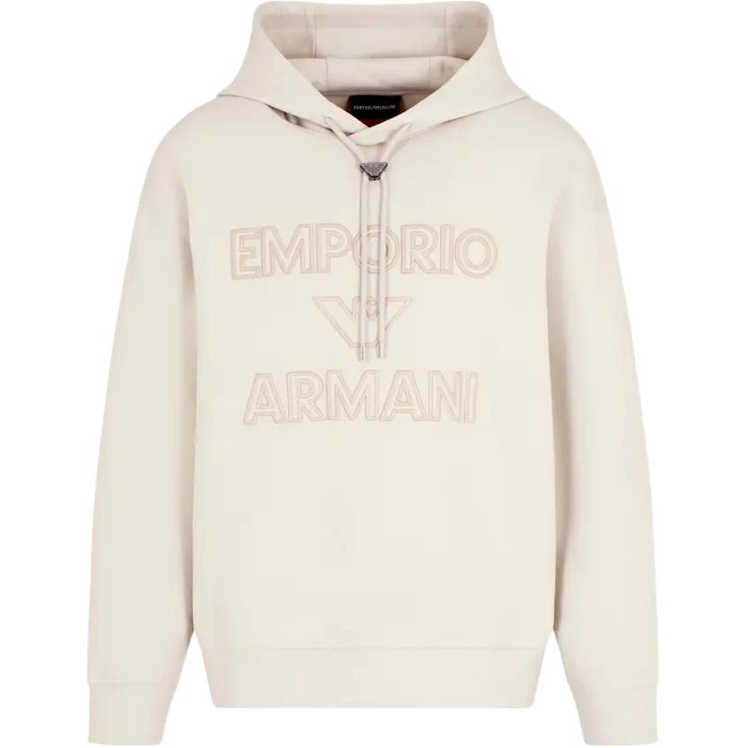 EMPORIO ARMANI Logo Patch Drawstring Hoodie EM001121-AF10013-U1098