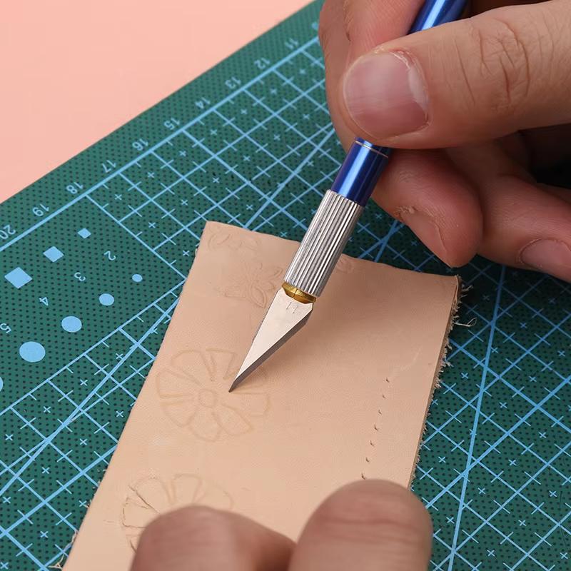 17 шт. лезвий для ножей Precision Craft Knife Set, для DIY Artwork, Cutting, Models, Scrapbook Leather Carving Tool Carving Knife