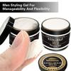 80G Matte Hair Mud Professional Salon Styling Gel Long-Lasting Hold Dandruff-Free Formula Styling Gel for Men