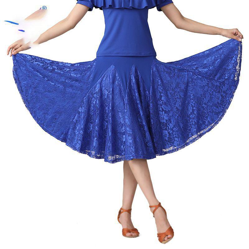Women Practice Dance Wear Skirt Elegant Practice Skirt Ballroom Latin Skirts Performance Wear Outfits Tango Waltz Dancing Skirts