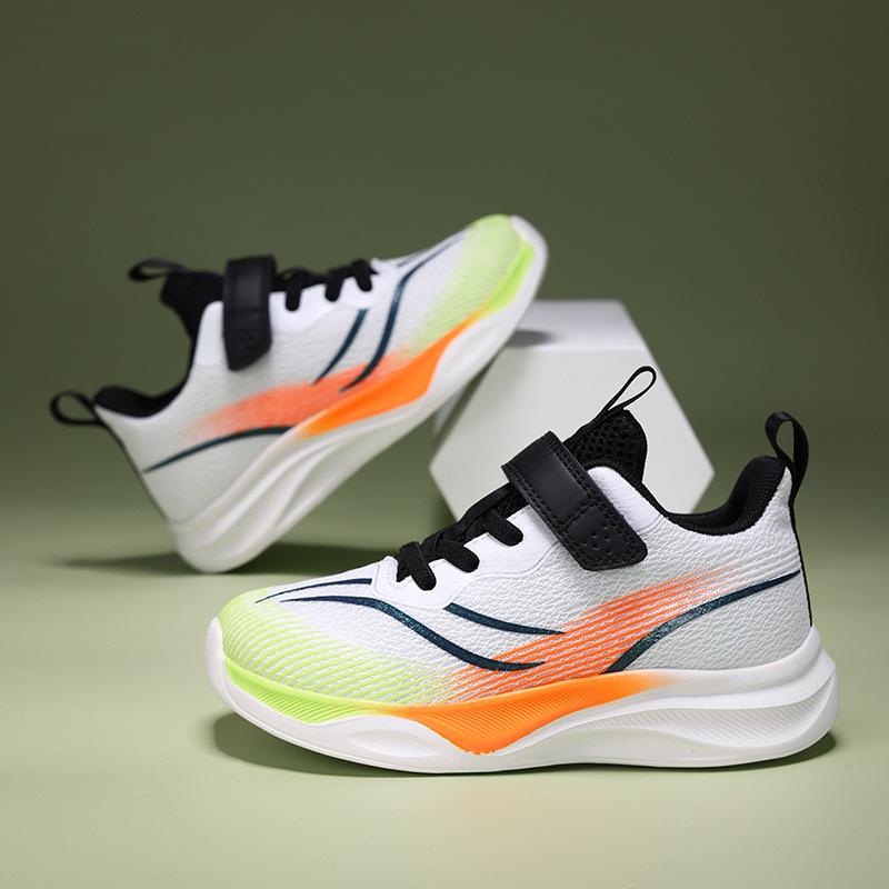 Classmate boys' sports shoes 2025 new summer deodorant breathable mesh shoes children's lightweight soft-soled running shoes non-slip