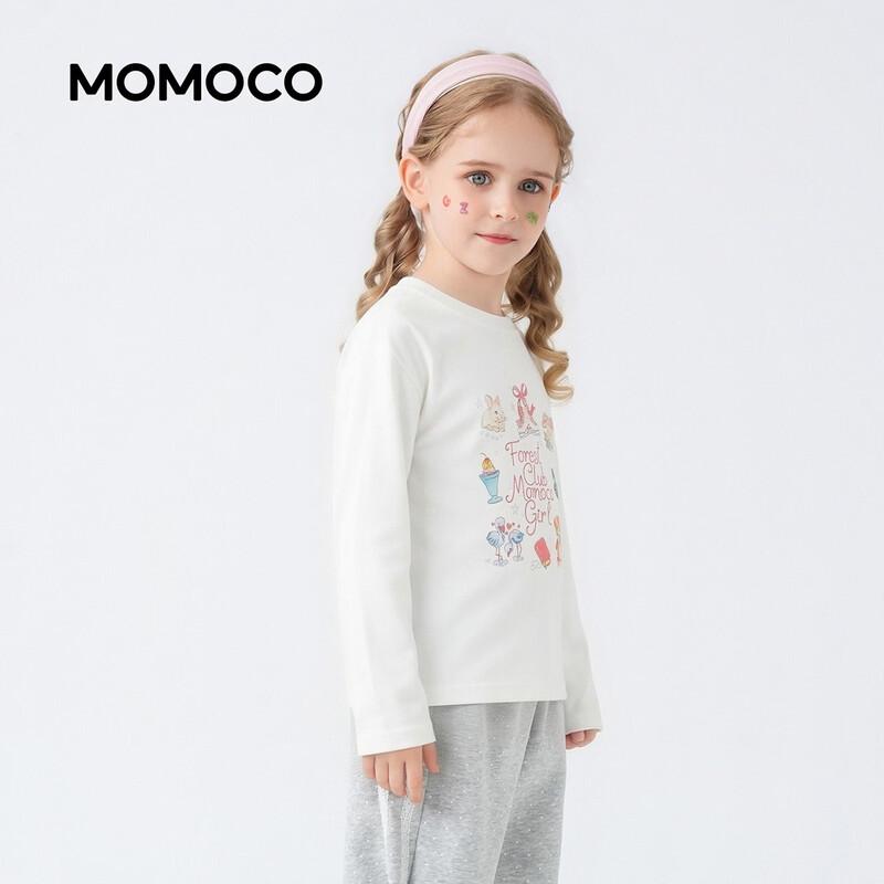 Осенняя футболка с длинным рукавом для девочек MOMOCO