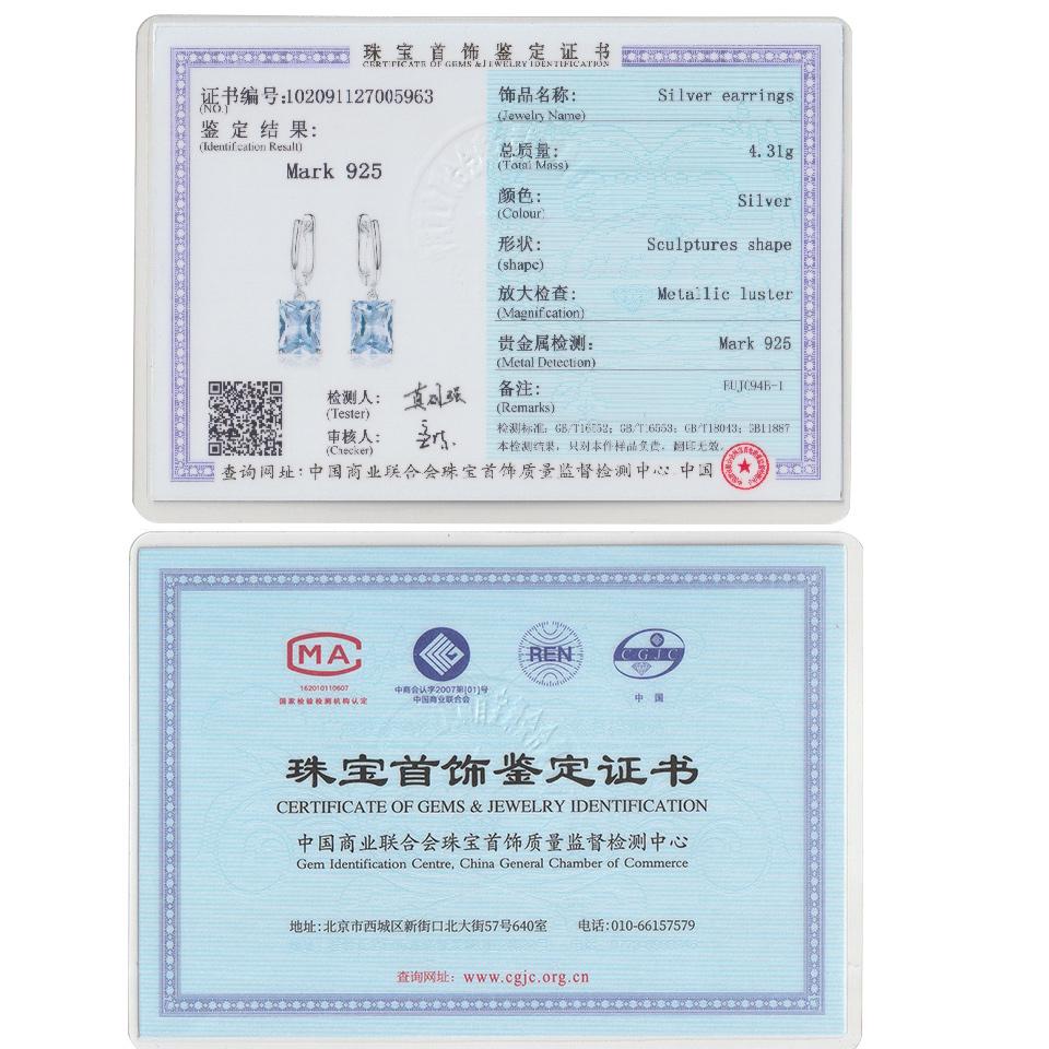 Umcho Sky Blue Topaz Gemstone Wedding Jewelry Sets for Women 925 Sterling Silver Engagement Rings Necklace Pendant Clip Earrings