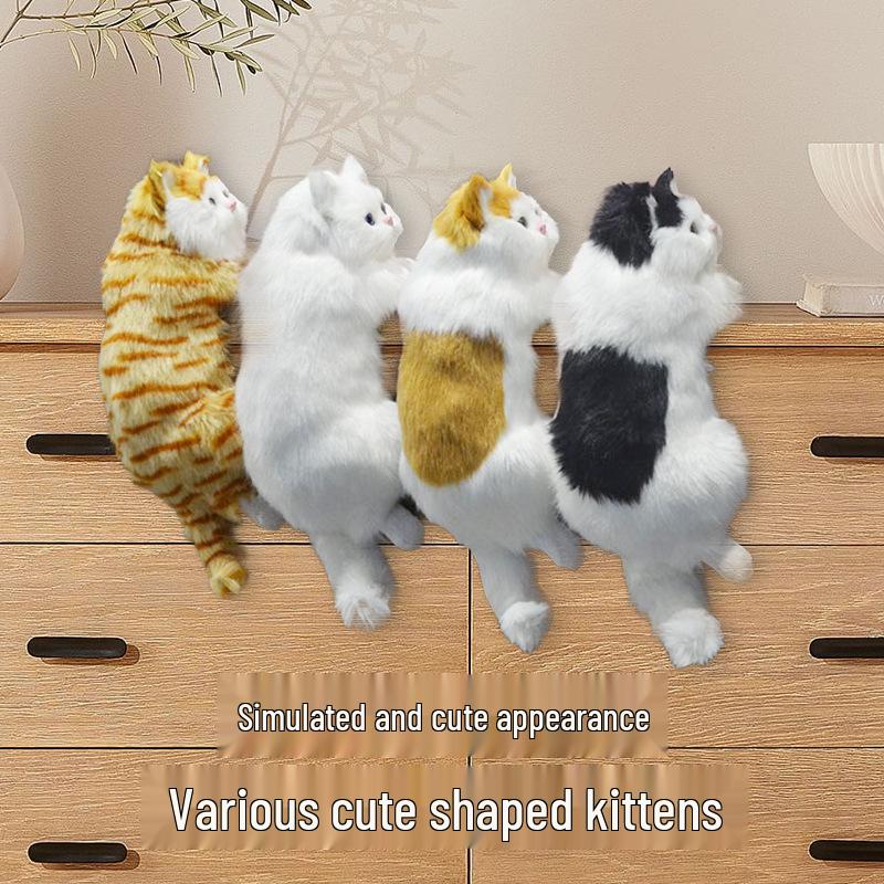 Реалистичное подвесное украшение в виде кошки для украшения дома