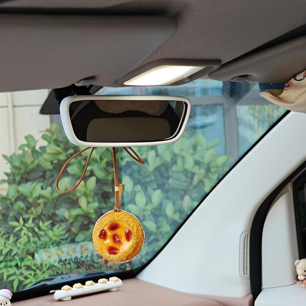 Car Decoration with Interior Rearview Mirror Protective Cover, Multi-color Silicone Anti-collision, Universal Type