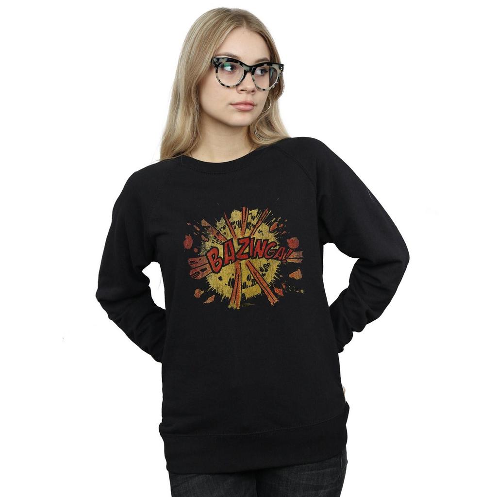 The Big Bang Theory Womens/Ladies Bazinga Explosion Sweatshirt