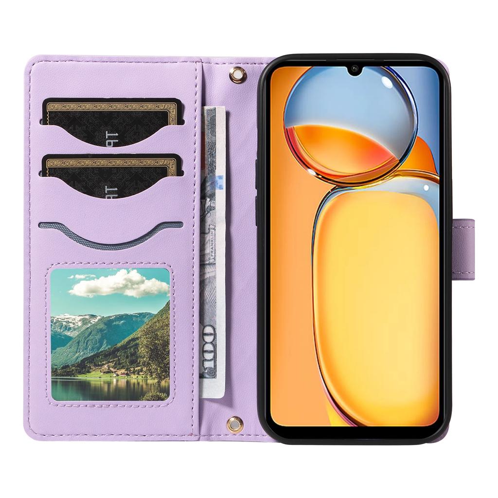 Кошелек-сумка через плечо с отделениями для карт, кожаный чехол для Xiaomi Redmi Note 13 Pro Plus 13C 12 11 12T 11 POCO X6 5G 13T, чехол-книжка с ремешком