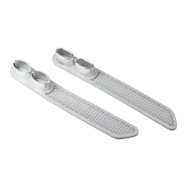 1 Пара Универсальная Вентиляционная Решетка Выхлопная Труба Глушителя Автомобиль Авто Стайлинг Поддельная Декоративная Автомобильная Декоративная Форсунка Поддельное Выхлопное Отверстие