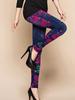 Women Printed Tight-fitting Super Stretch Leggings High Waist Outer Wear Sexy Close-fitting Imitated Denim Jean Leggings(Suitable for Weight 40-85kg)