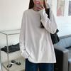 Long-sleeved T-shirt for Women In Spring, Autumn and Winter Solid Color Inner Bottoming Shirt Korean Style Trendy Students Wear Loose Tops Outside