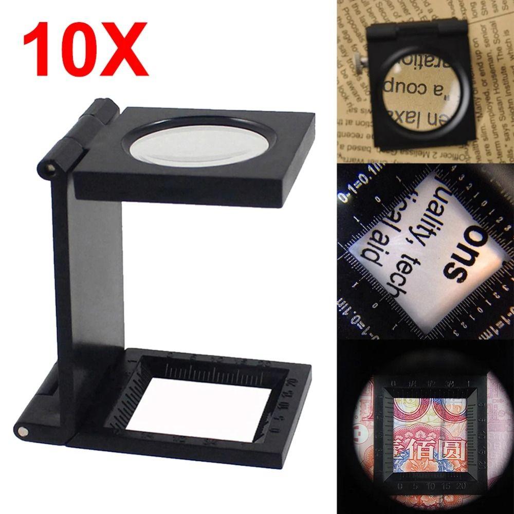Compact Pocket  Magnifier Mini Magnifier 10X Magnifying Glass Portable Magnifying Glass  Gifts