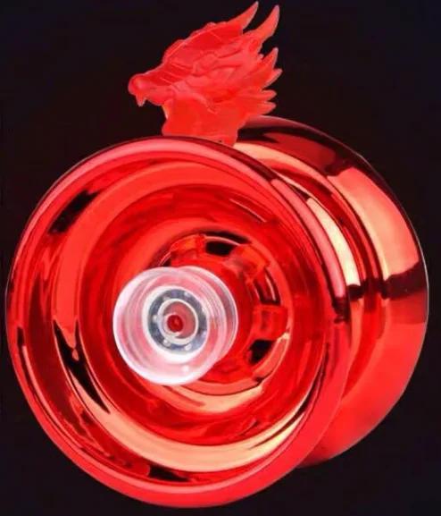 4 Colors Kids Magic Yoyo Responsive High-speed Aluminum Alloy Yo-yo CNC Lathe with Spinning String for Boys Girls Children