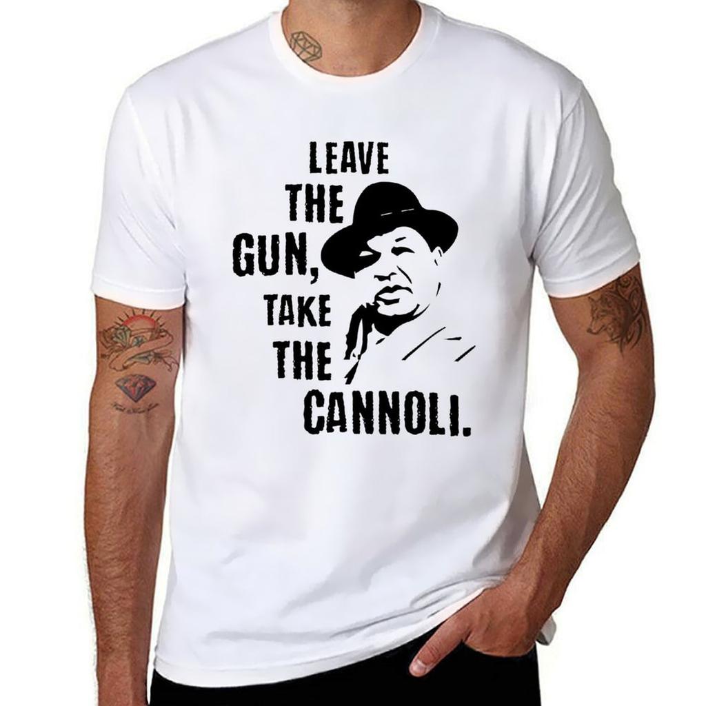Leave the Gun Take the Cannoli TShirt Long Lasting Casual TShirt