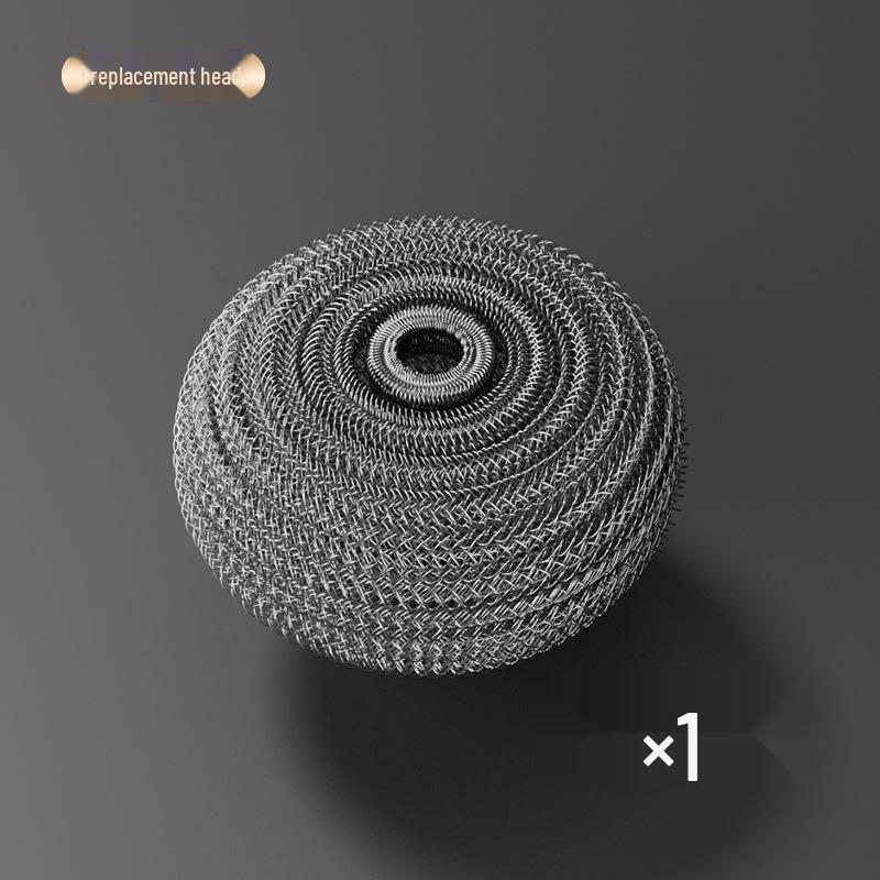 Щетка для мытья посуды из нержавеющей стали с ручкой - Прочный инструмент для мытья посуды для кухни и столовой