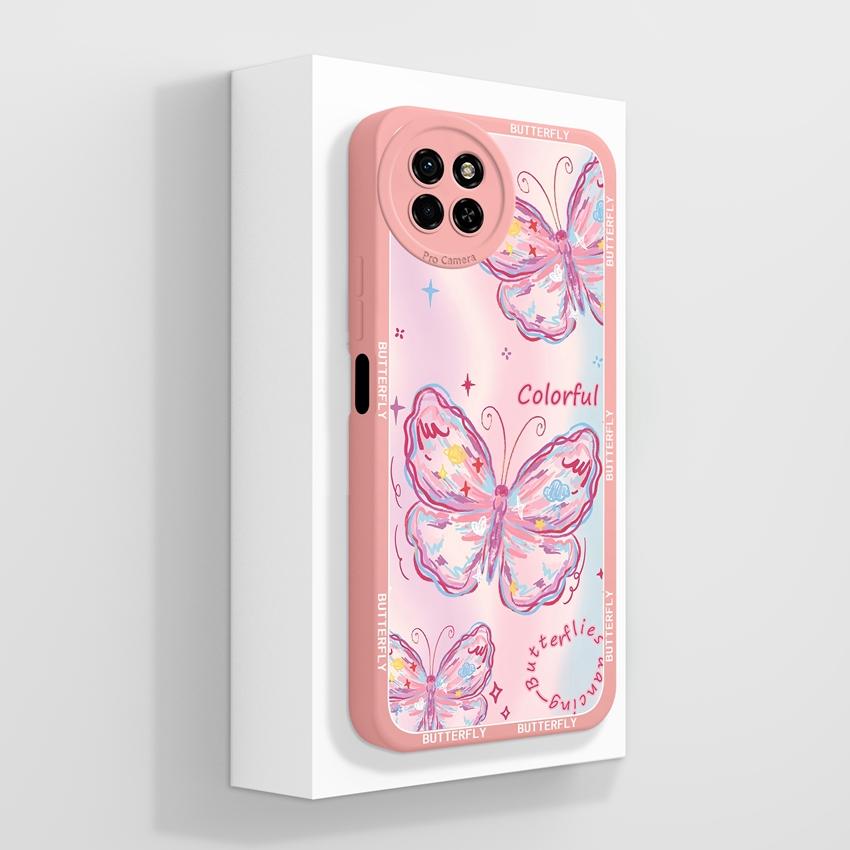 Для itel S23 S24 S25 P55 P65 A70 A80 Милый Кот Чехол для Телефона Защита Камеры Мягкий Жидкий Силикон Высококачественный Чехол с Защитой от Отпечатков Пальцев Для Корпуса itel