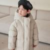New Winter Down Jacket Korean Style Thick Long Children's Coat Boys and Girls Winter Clothes