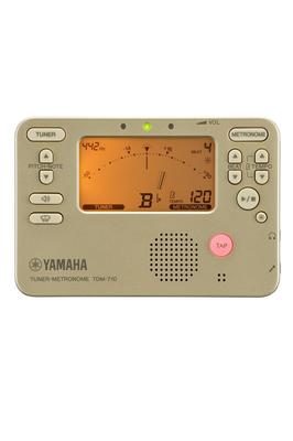 YAMAHA Tuner Metronome Gold Тюнер и метроном можно использовать одновременно. Идеально подходит для ежедневных занятий. Функция Sound Back. TDM-710GL.