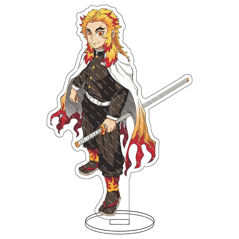 Убийца демонов: Подставка Kimetsu no Yaiba Танджиро Незуко двусторонняя HD акриловая фигурка аниме Жуткий Праздничный подарок 16 см