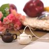 Teapot-Shape Tea Maker Infuser Strainer Silicone Bag Leaf Filter Diffuser Tool