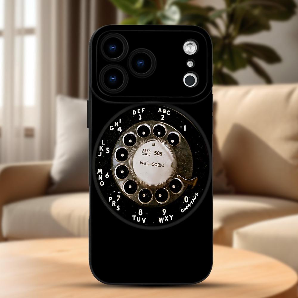 Retro Nostalgic Rotary Dial Phone Case for Xiaomi Redmi Note 15 14 13 12 11 Pro Plus 4G 5G 12S 11S 10S 10 9 9S 8 Redmi 10C Cover