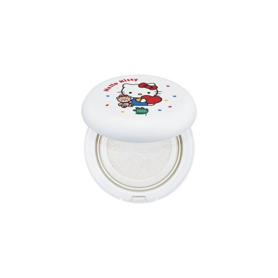 Green Finger Infant Hello Kitty Mild Sun Cushion SPF50+ PA++++, 14g, 2 Pieces, a Popular Character In Korea