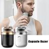 Men's Portable Capsule Razor - Mini Electric Shaver with Nose Hair Trimmer, Multifunctional Grooming Tool
