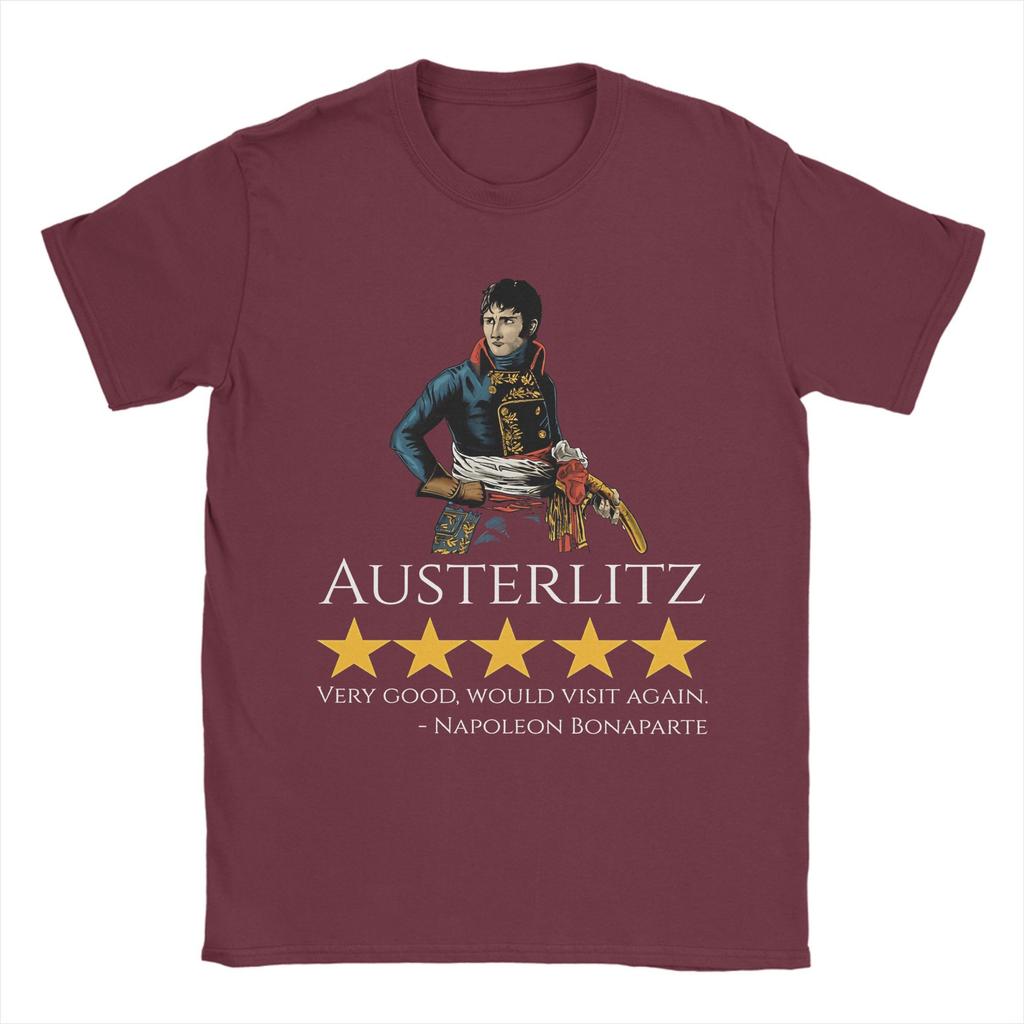 Unisexs Tshirt Napoleon Bonaparte Hipster 100 Cotton Tees Short Sleeve French History Meme T Shirt Crewneck Clothes Gift Idea