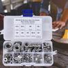 580PCS Stainless Steel Flat Washer Assortment Set M2 M2.5 M3 M4 M5 M6 M8 M10 M12