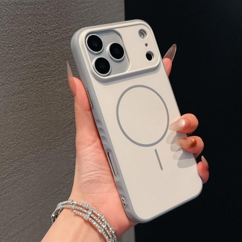 Color Blocking Skin Sensation 2-in-1 Suitable IPhone 17PM Phone Case Apple 16 ProMax Magnetic 15PM Protective