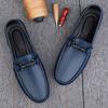 Handmade Leather Men Casual Shoes Fashion Man Slip On Flats Classic Leisure Walk Loafers Moccasins New Design Male Driving Shoes
