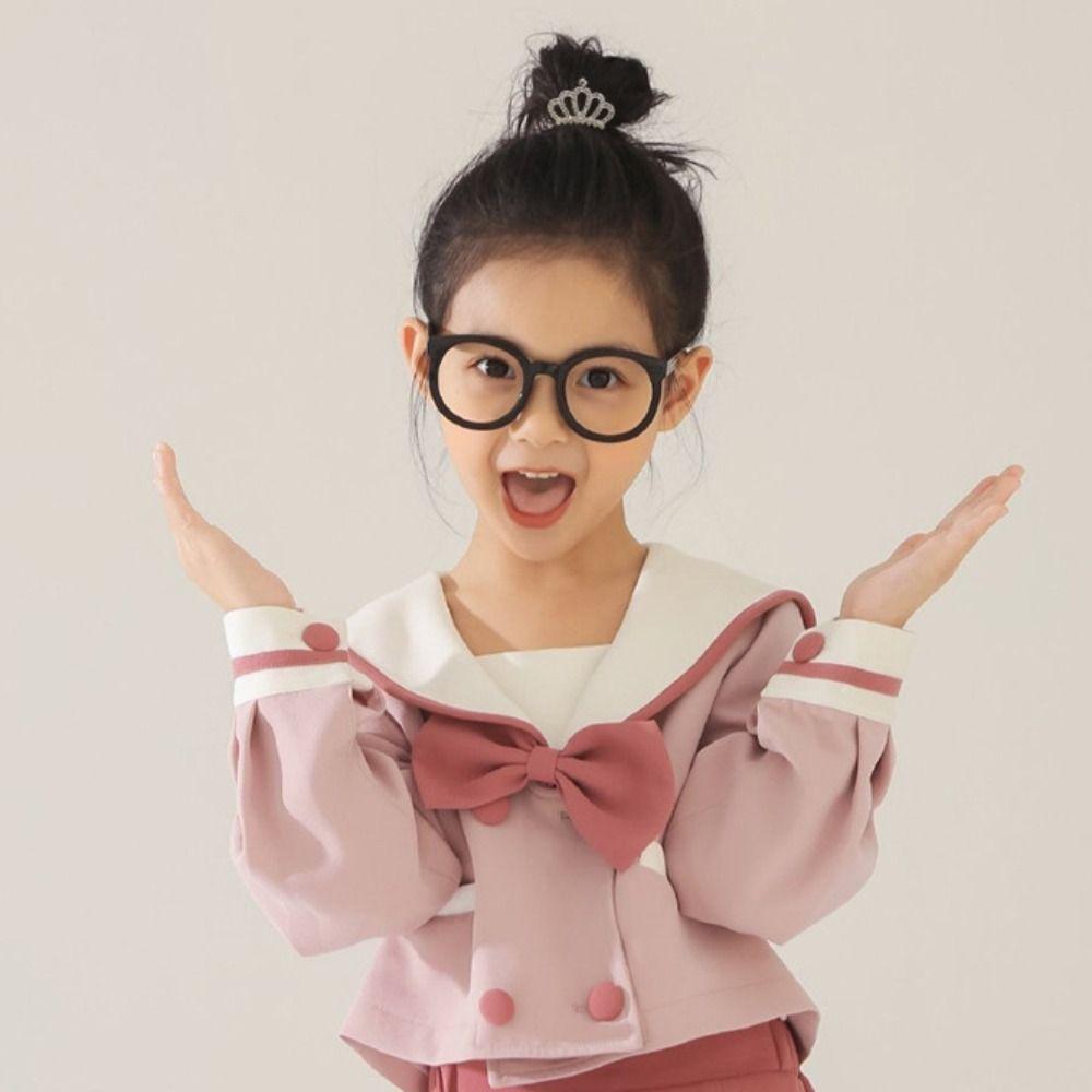 Love Heart Children Tiara Headband Star Rhinestone Hairpins Sweet Crystal Crown Hair Comb  Bridal