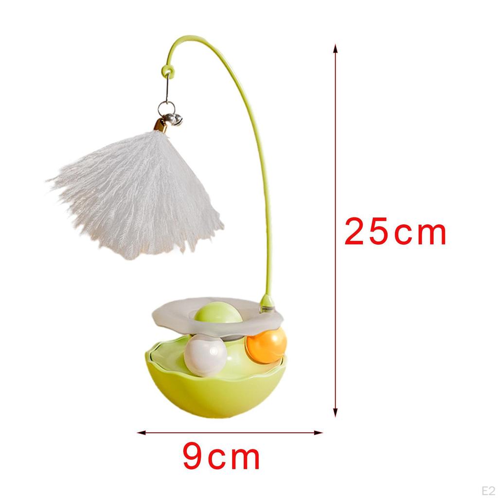 Cat Toy Roller Interactive Balls Track Chasing with Teaser Toys