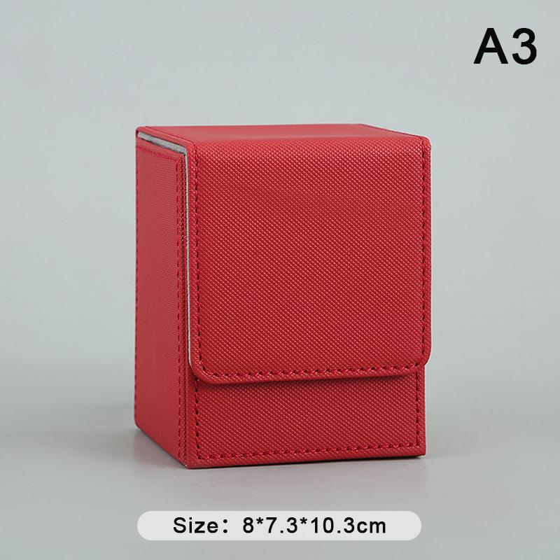 Коробка для коллекционных карточек, прочный контейнер для хранения карт, коллекционный футляр для игровых карт, вмещает 80+ или 100+ карт