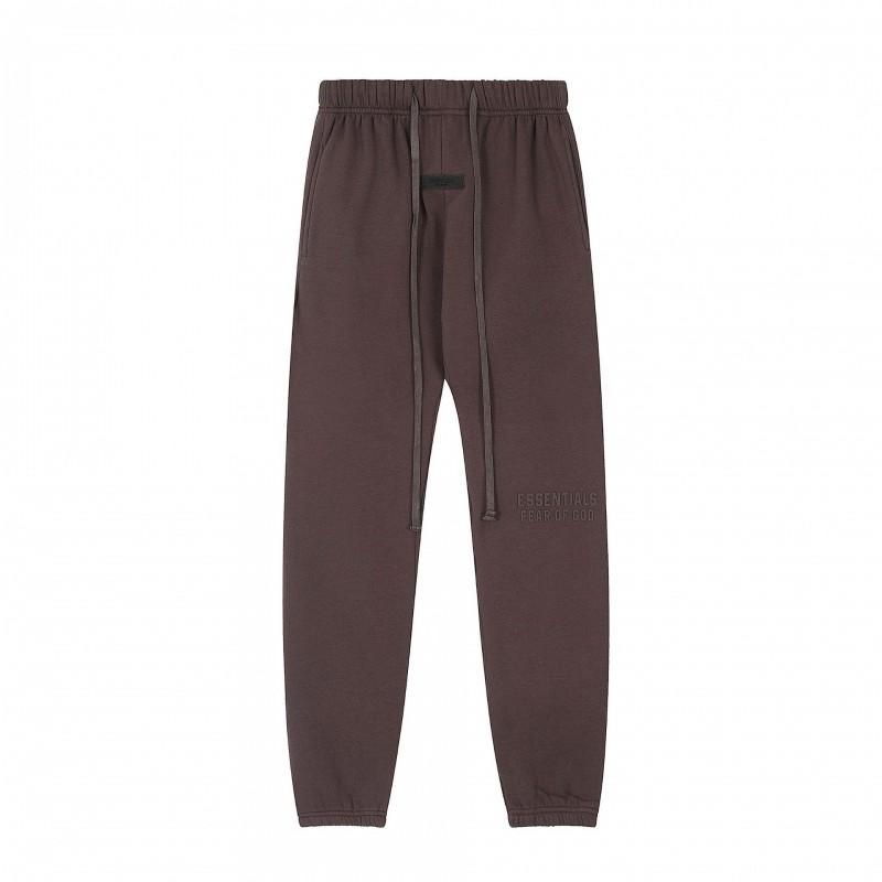 Mens Streetwear Essential Double-Row Letter Print Jogger Pants Winter Fleece-Lined Straight Cut Casual Trousers