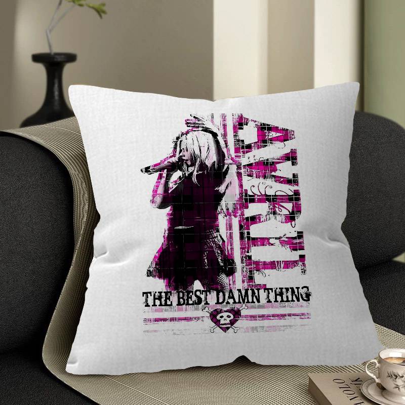 AAvril Singer RRamona Lavigne Cushion Cover Car Throw Pillow Case For Sofa Car Christmas Gift xcm xcm