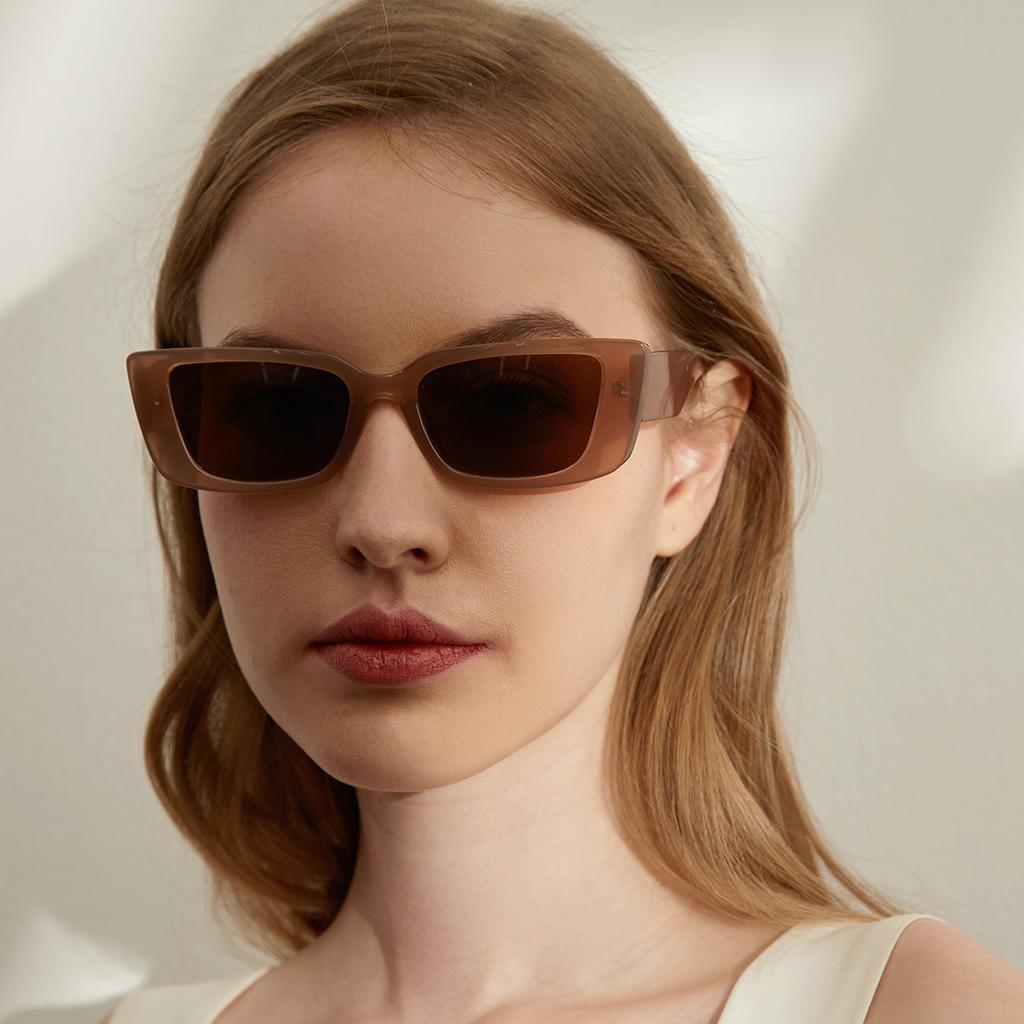 Прямоугольные солнцезащитные очки Женские Ретро Большая оправа Закрывающие лицо Мужские солнцезащитные очки Инс Ветер Летние очки