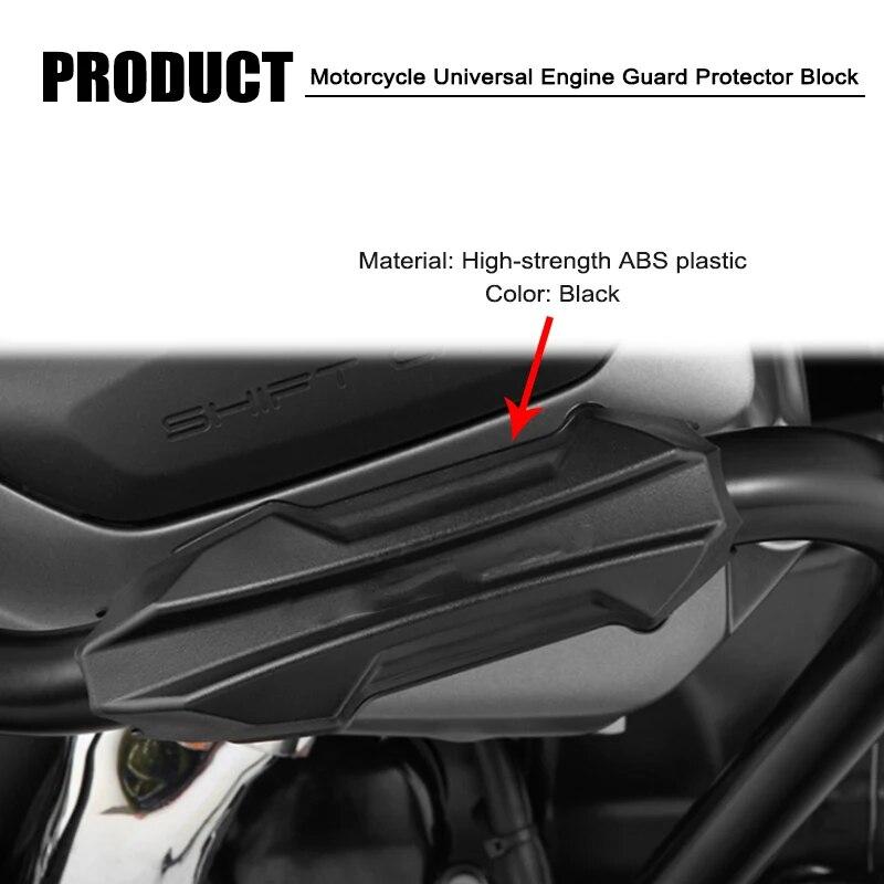 For HONDA NC750X NC 750X NC 750 X 2014-2022 Motorcycle Crash Bar Bumper Engine Guard Protector Decorative Block 25mm