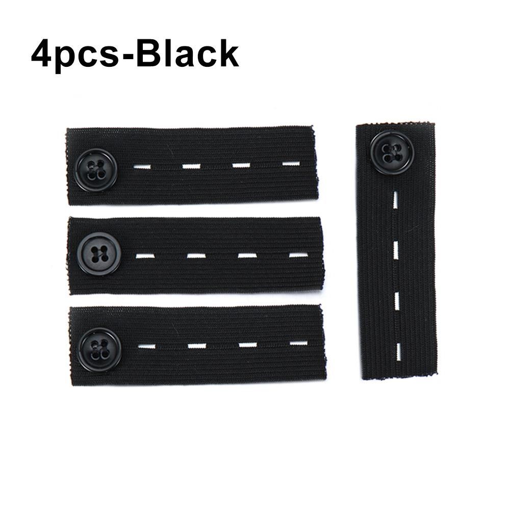 2/4/6PCS Jeans Skirts Garment Accessories Maternity Waist Band Button Hooks Pant Extender Belt