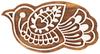 IBA Indianbeautifulart Текстильный печатный блок птица ручная резьба деревянный штамп дерево
