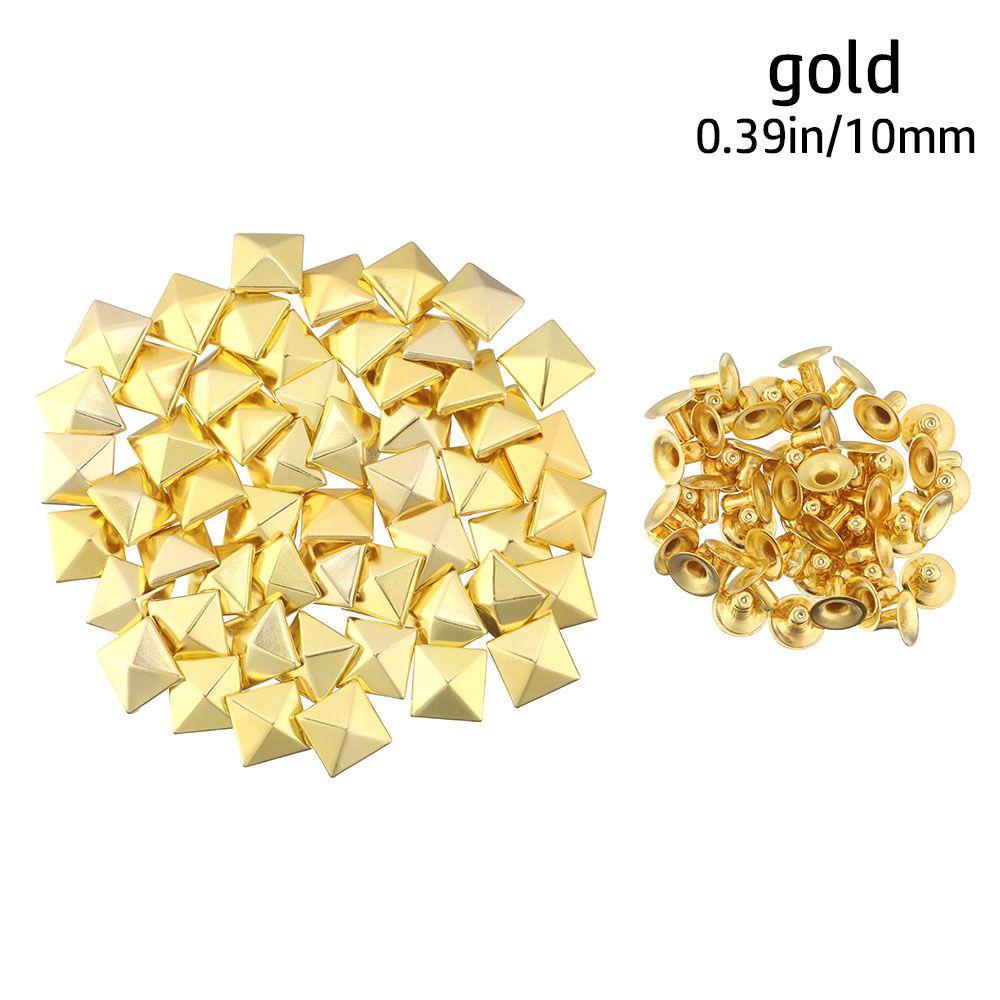 Обувь, декор сумки, аксессуары для одежды, фиксирующие шпильки в форме пирамиды, тканевые пуговицы, квадратные заклепки, металлические шипы