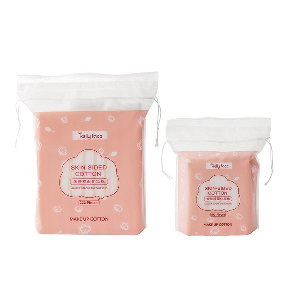 222/100 шт одноразовые двухсторонние ватные диски для макияжа мягкие инструменты очищающие диски делают ультратонкими U2T4