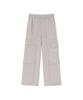 THE COLDEST MOMENT Tcm Pigment Multi Cargo Sweat Pants (Light Gray)