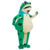 Adult Unisex Inflatable Frog Costume Halloween Anime Cosplay Party Dress Up for Men Women Festival